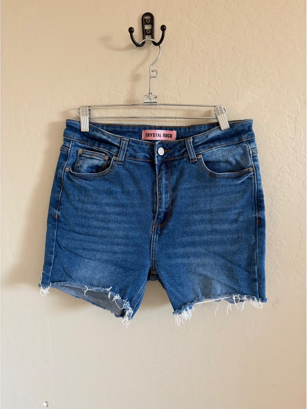 Crystal Rock cut off shorts